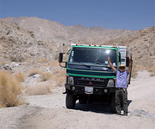 Fuso Four Wheel Camper Joshua Tree