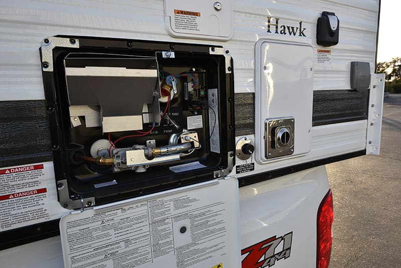 Four Wheel Hawk Camper Water Heater