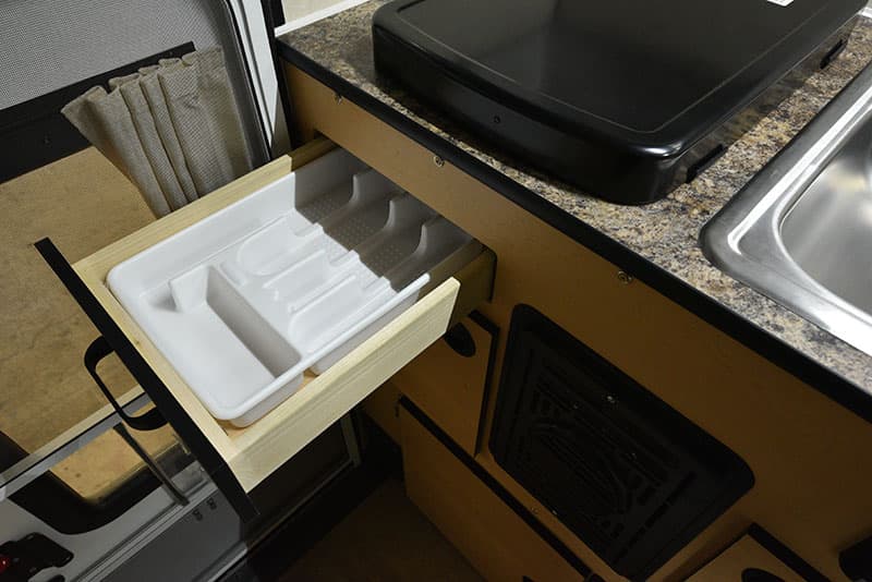 Four Wheel Hawk Kitchen Silverwear Drawer