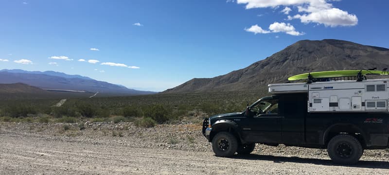 Four wheel drive Death Valley