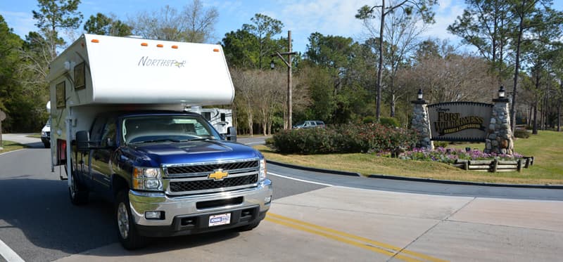 Ft Wilderness Campground Entrance