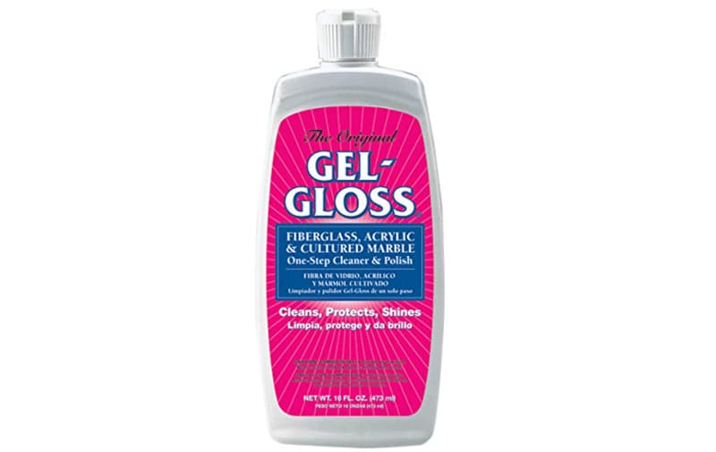 Gel Gloss fiberglass cleaner