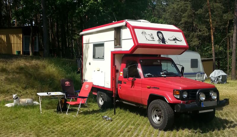 Germany special made truck camper