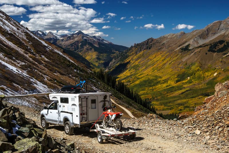 Off-Road terrain truck camper