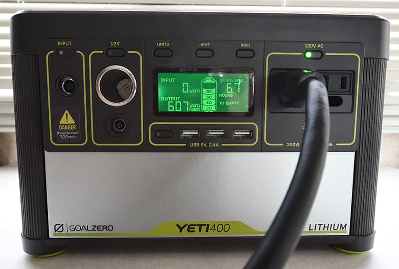 Goal Zero Yeti 400 Lithium Screen