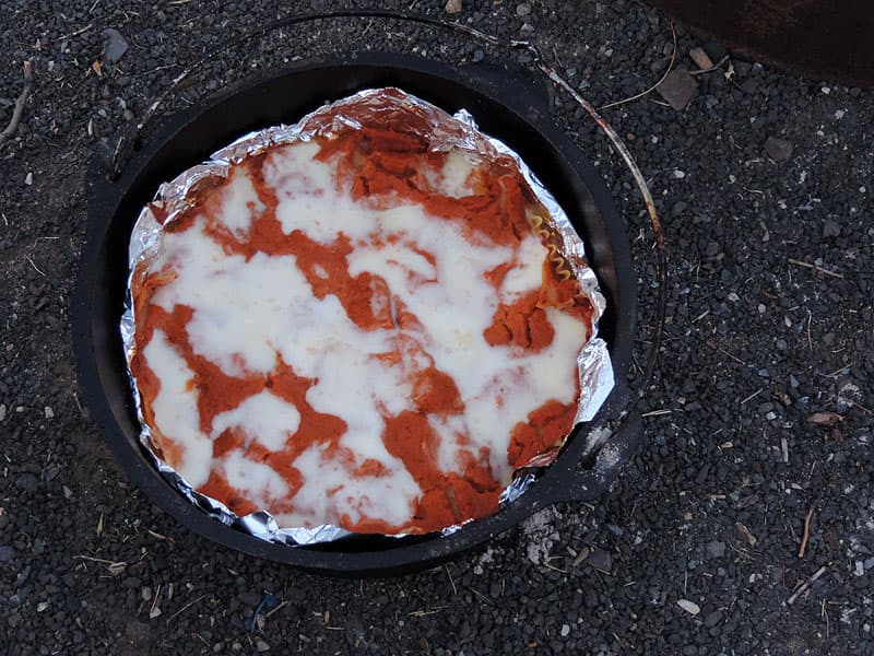 dutch oven spaghetti lasagna