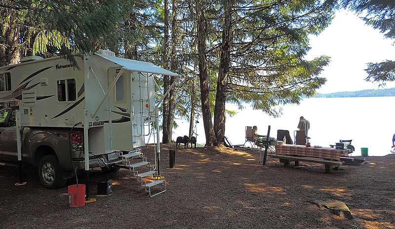 Gourmet cooking at the campsite