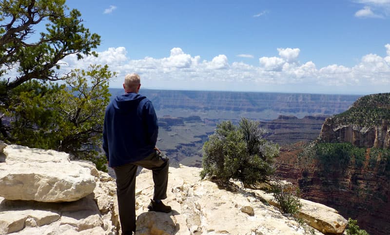 North Rim Grand Canyon look out point