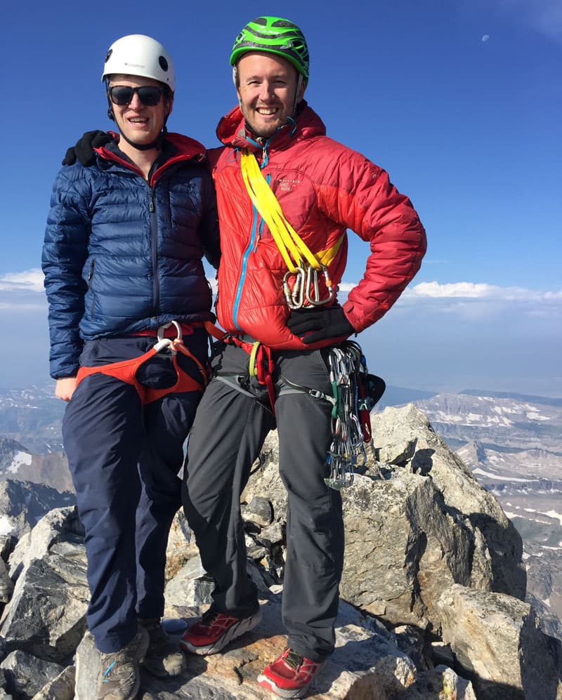 Grand Teton Summit Climbing Rigel