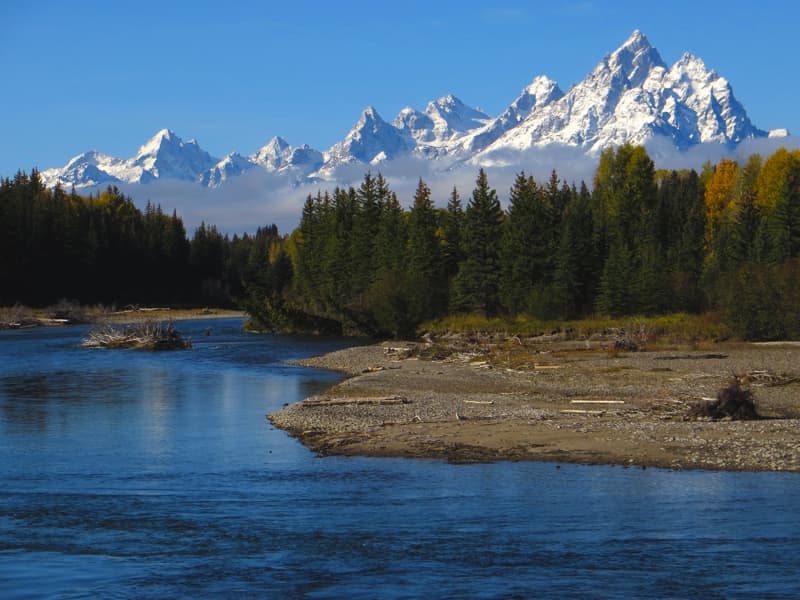 Grand Tetons in Wyoming