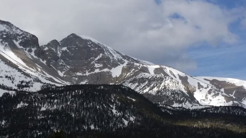 Great Basin National Park Snowy Mountains