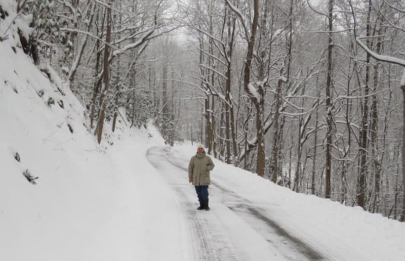 Great Smoky Mountains National Park snow