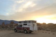 Hallmark Camper in Alabama Hills, Lone Pine, California