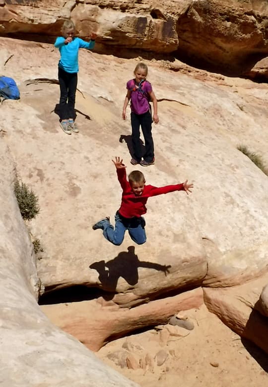 pop-up-camper-family-capitol-reef-hike