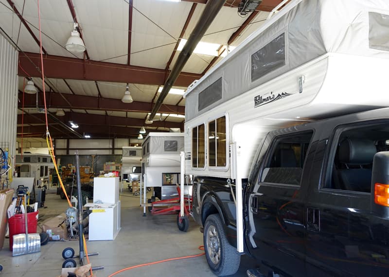 Jase and Lauri's camper at Hallmark factory