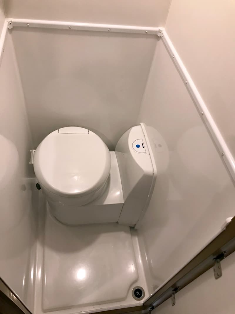 Hallmark Flatbed Camper Cassette Toilet