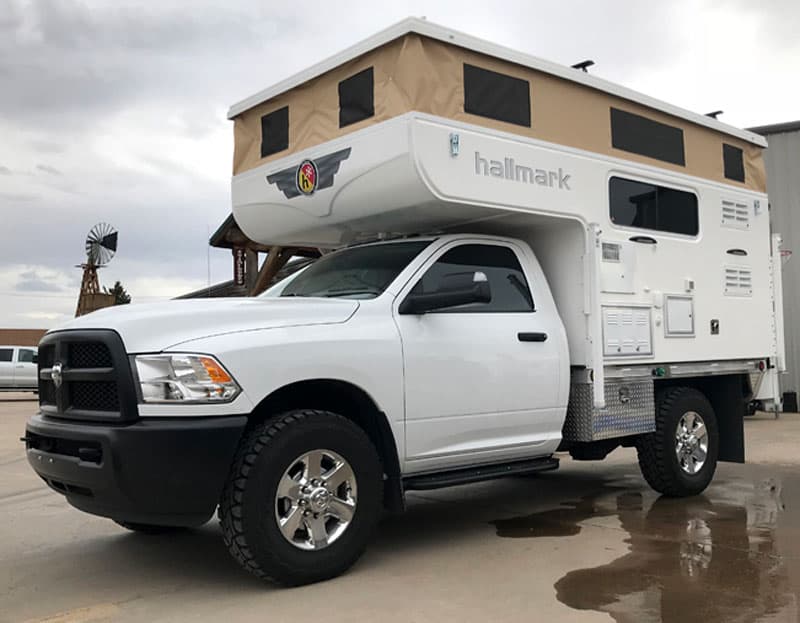 Hallmark Flatbed Camper On Ram Truck