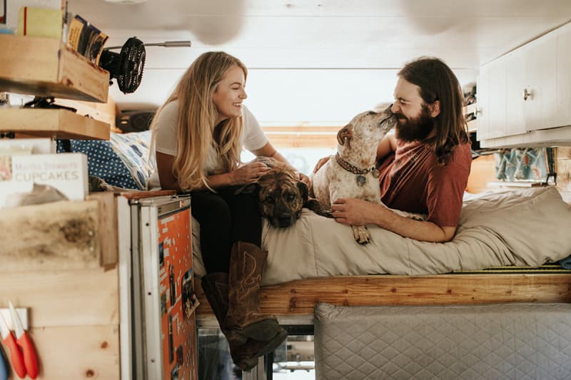 Hannah Jimmy In Truck Camper