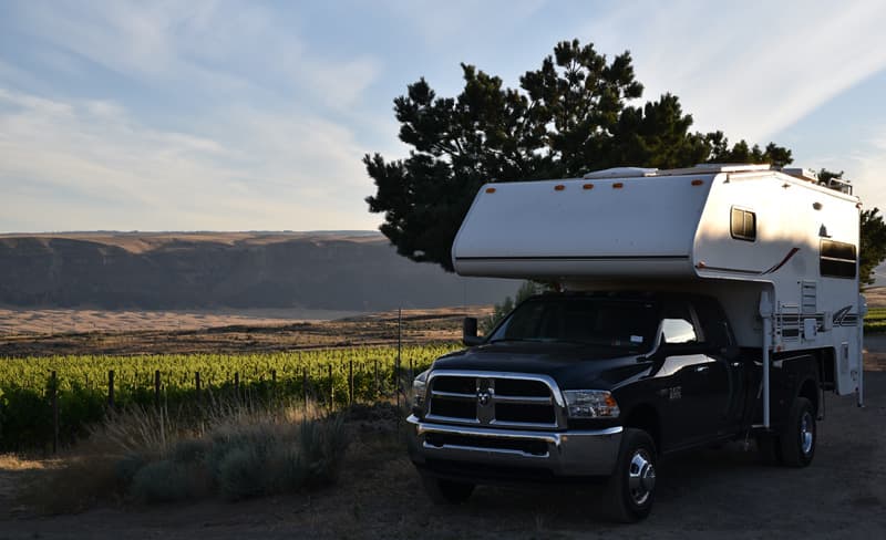 Vineyard Camping Washington State