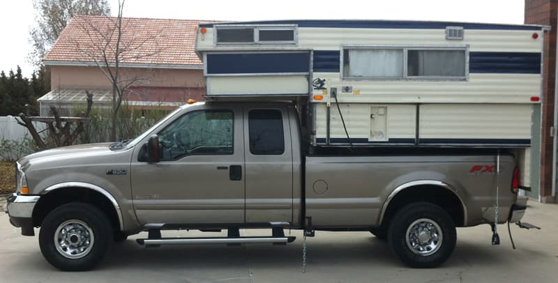 1968 Siesta truck camper