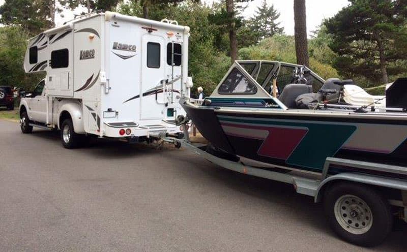 Mark Hellwig towing with Torklift SuperHitch