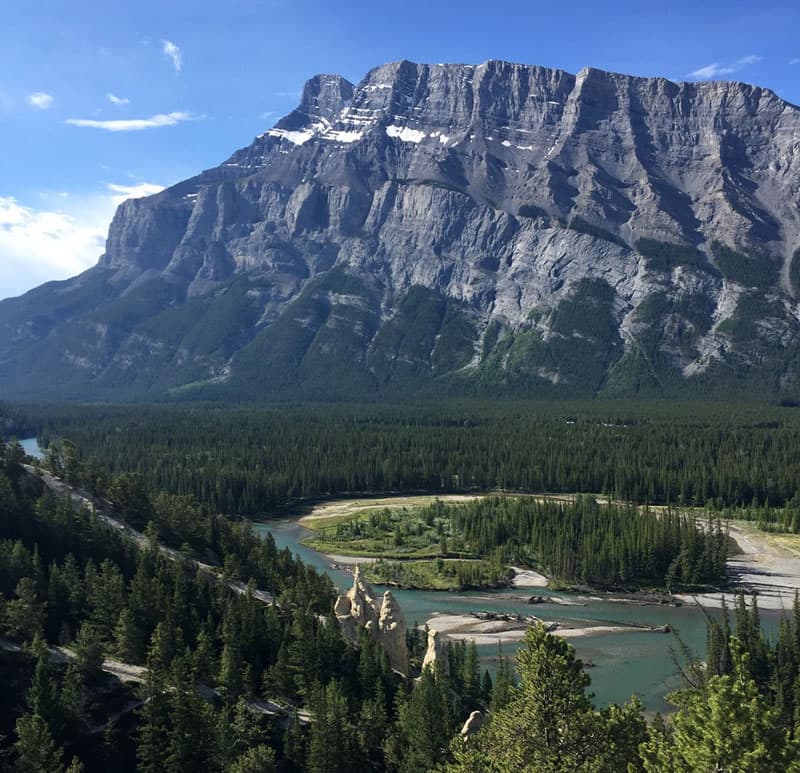 Hoodoos in Bow Valley