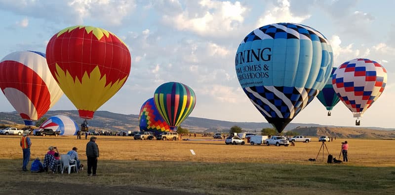 Hot Air Balloons Black Hills South Dakota