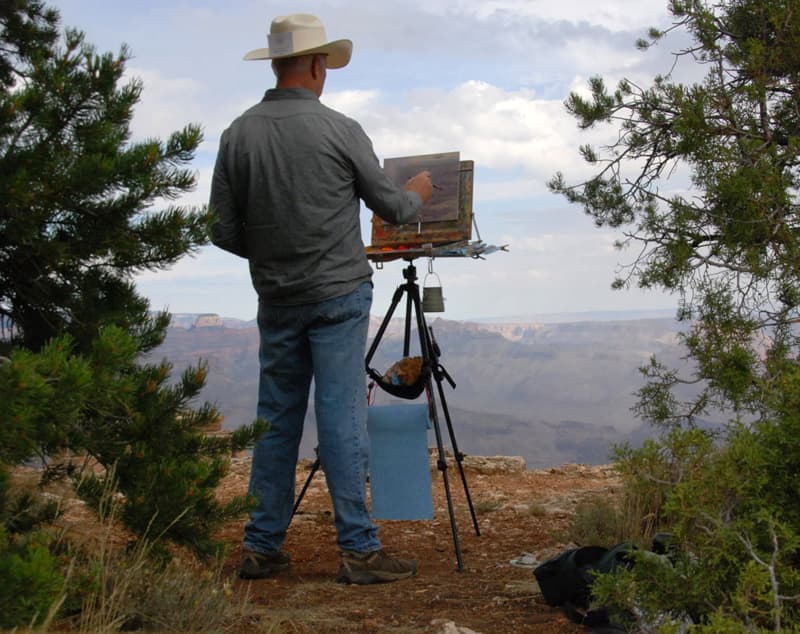 Desert View painting