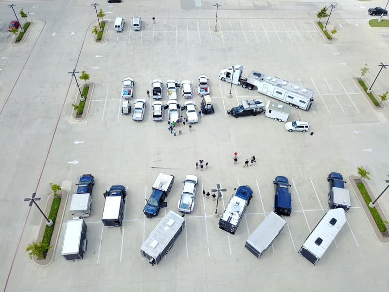 Hurricane Harvey Parking Lot