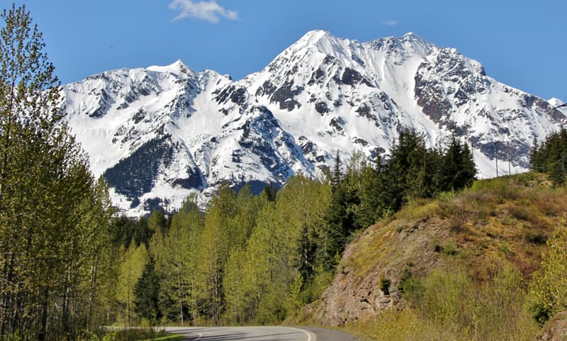 Hwy 37A near Meziaden, Junction, BC scenery