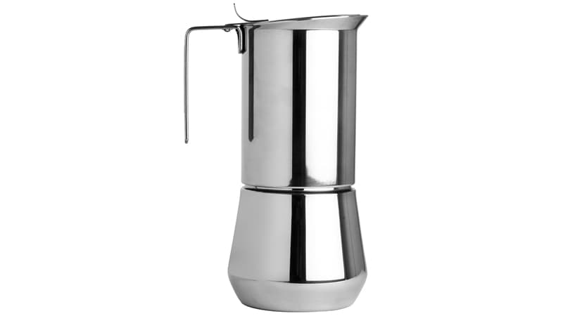 Ilsa Stainless Steel 6 Cup Stovetop Espresso Maker