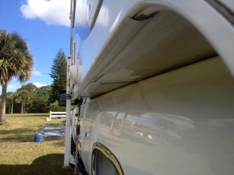 Insulation layer on camper