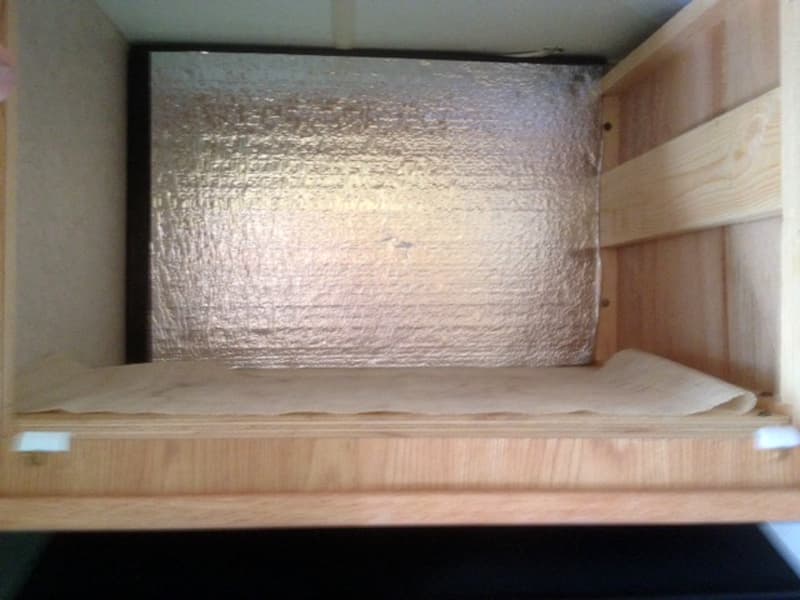 Insulation in microwave area