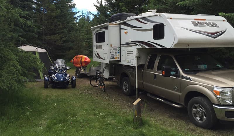 Whistlers Campground in Jasper National Park