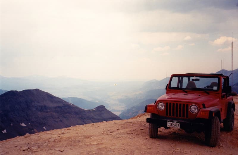 Jeeping in Ouray Colorado