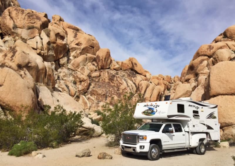 Joshua Tree National Park, California, Arctic Fox Camper