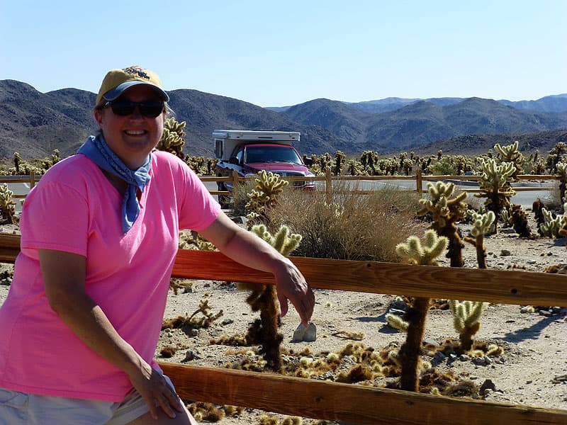 Diane in Joshua Tree National Park