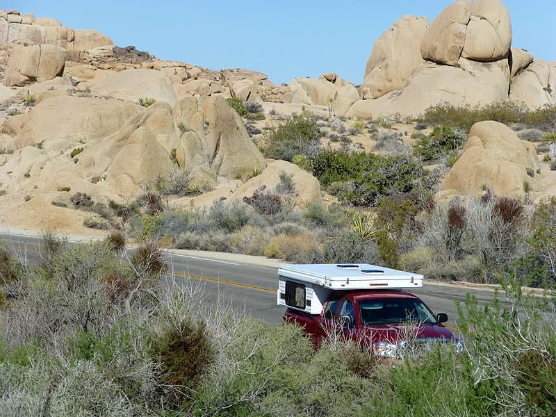 Four Wheel Camper in Joshua Tree National Park