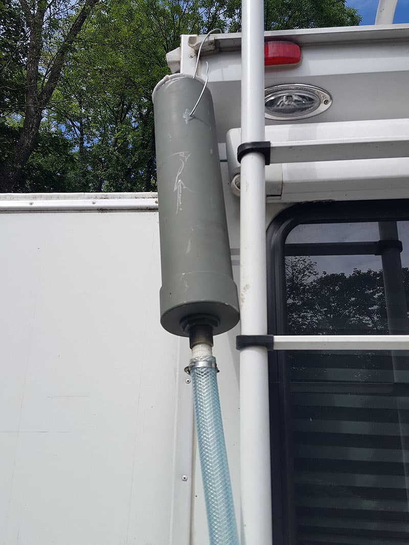 truck camper filtration system