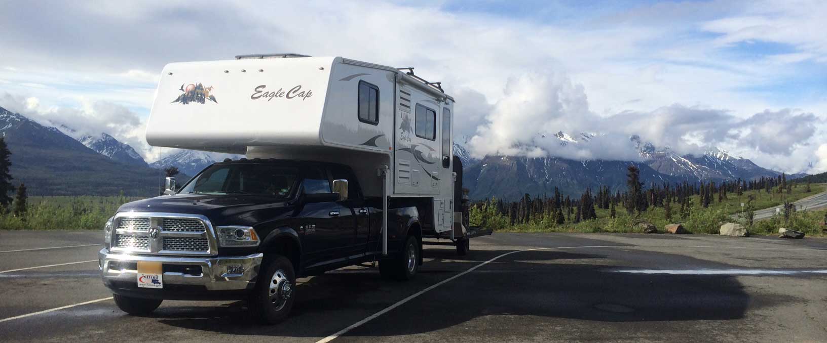 Camping in Knob Lake, Alaska