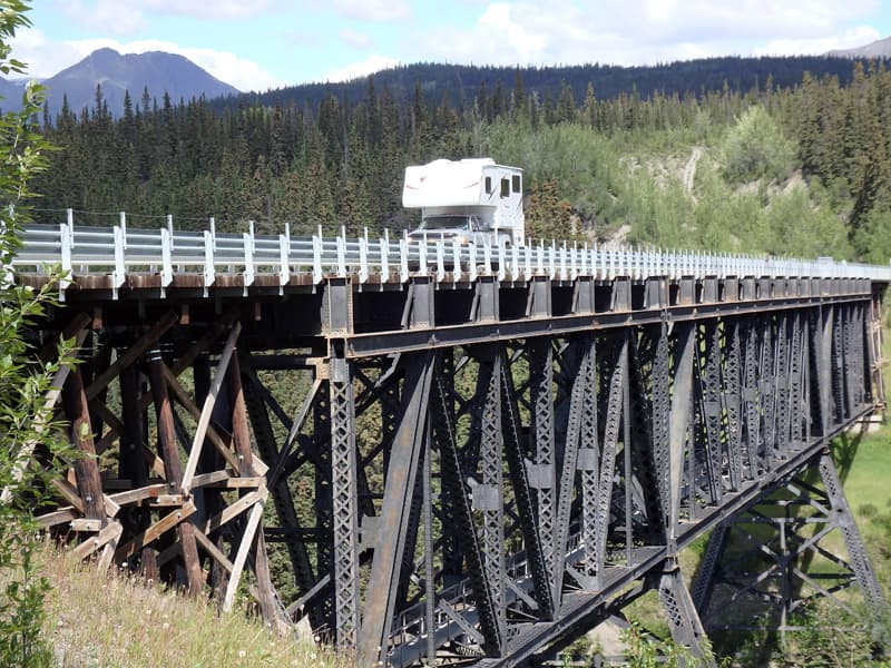 Kusklana Bridge, McCarthy Highway, Alaska