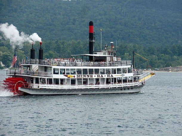 The Minne-Ha-Ha paddle boat, photo taken by Gus Postreich
