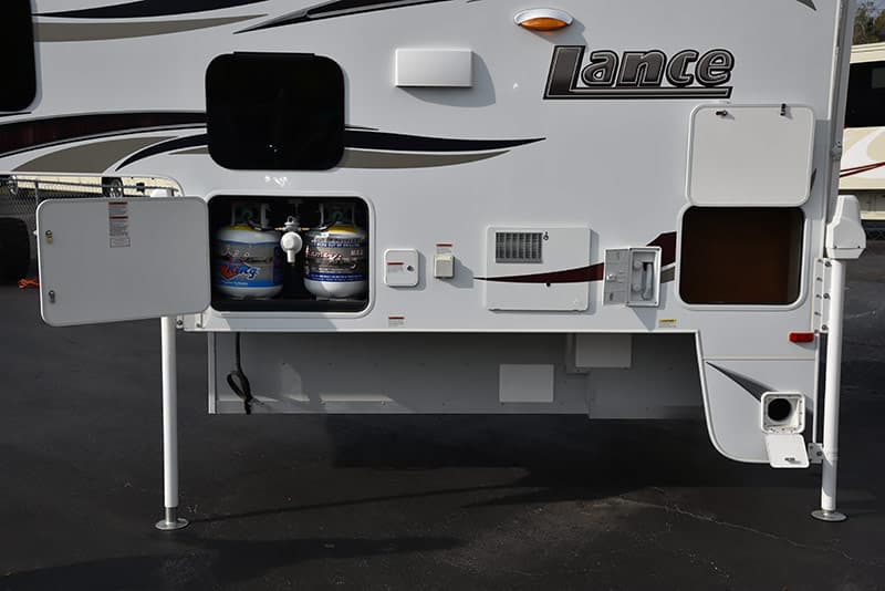 Lance-850-Drivers-Side-Propane tanks