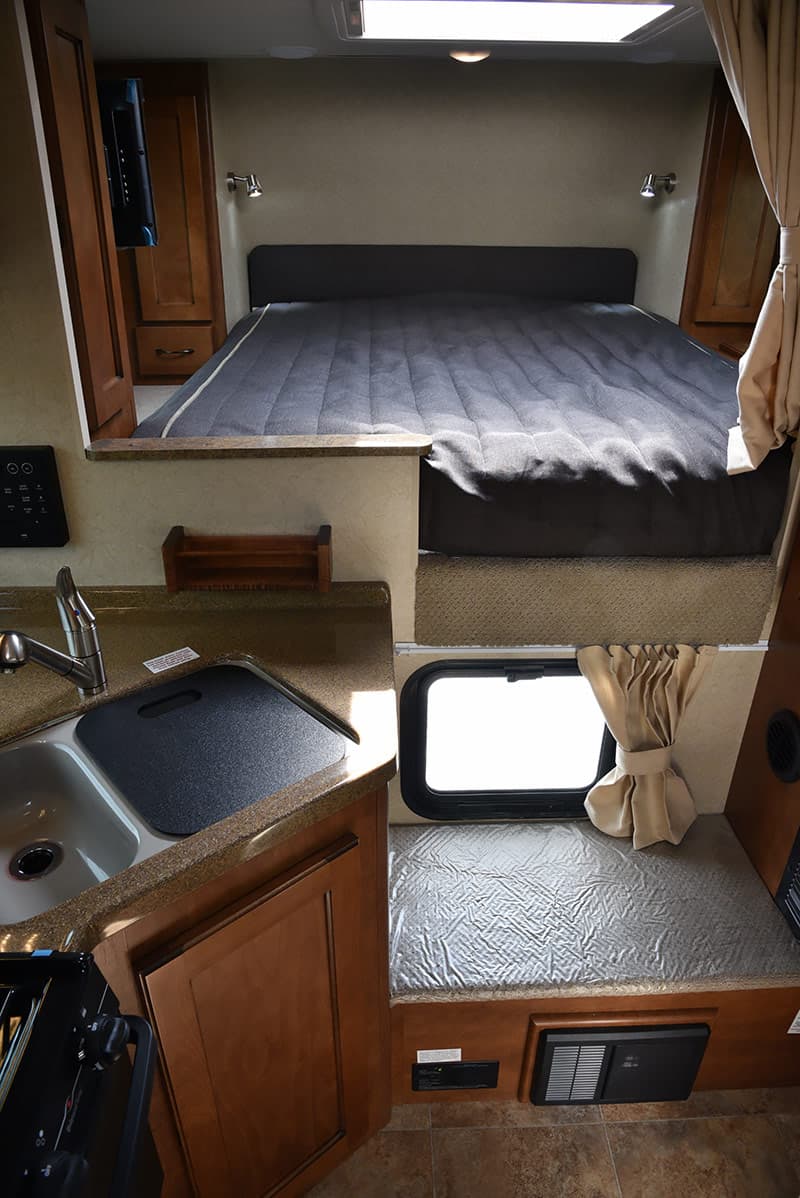 Lance 850 truck camper interior