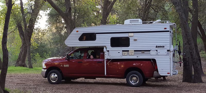 Lance camper solo camping