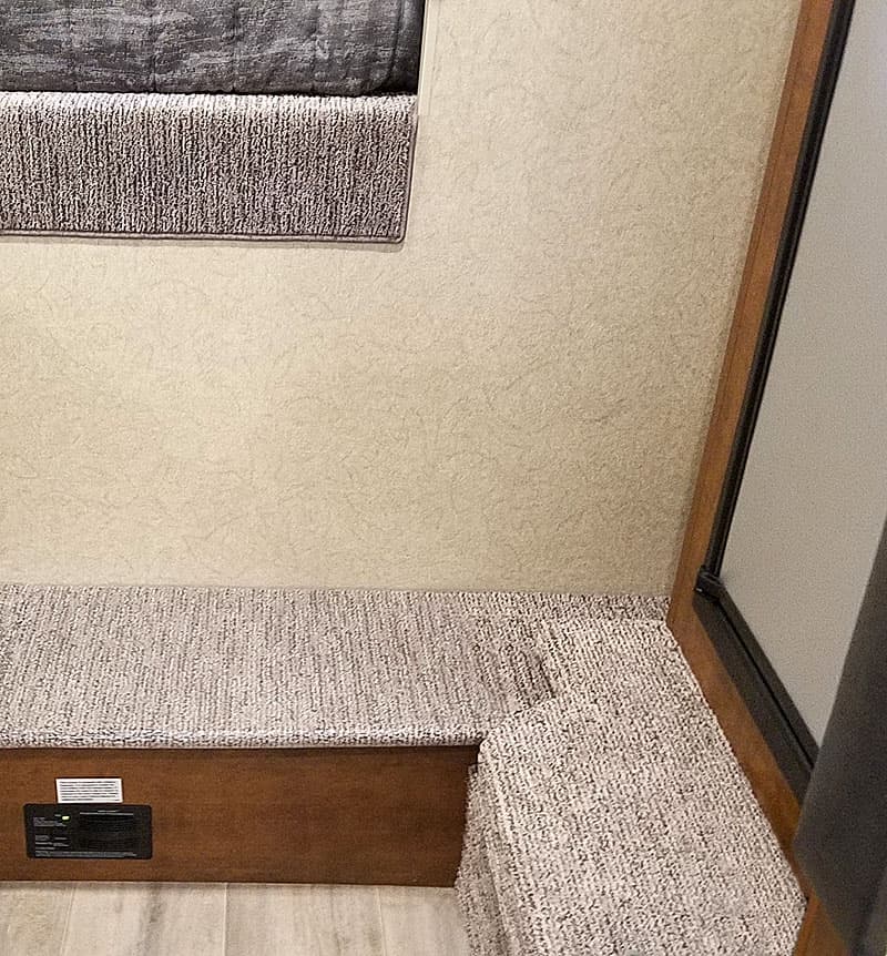 Durable sand colored carpet