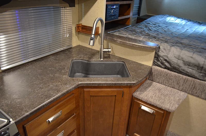 Lance 995 new faucet and sinks with MDF countertops