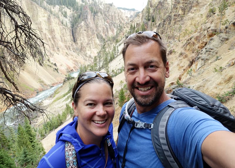 Yellowstone National Park selfie