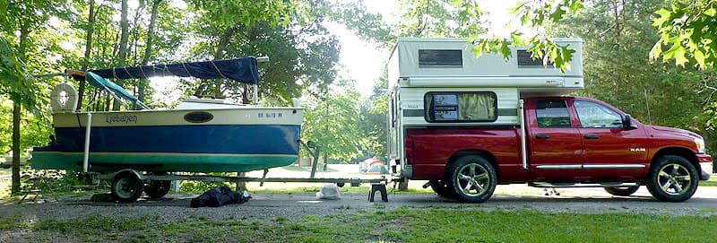 Towing Liebchen behind Tardis