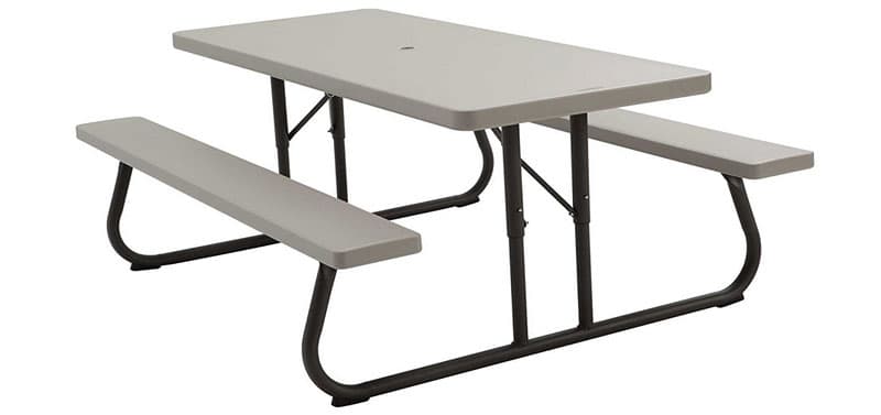 Lifetime bench picnic style table